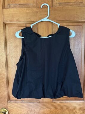 LOFT Black Sleeveless Tank Top